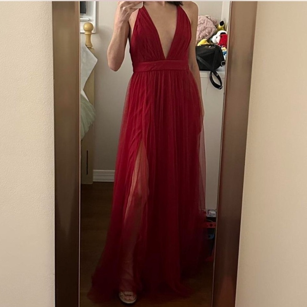 Windor red maxi dress